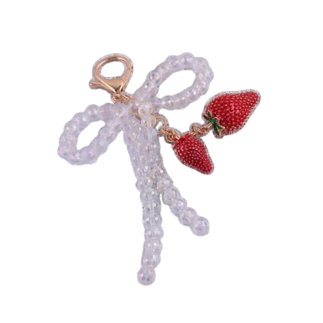 Bows and Berries Bag Charm