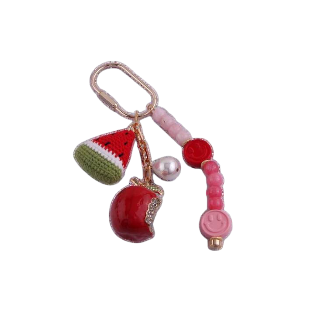 Fruity Pink Bag Charm