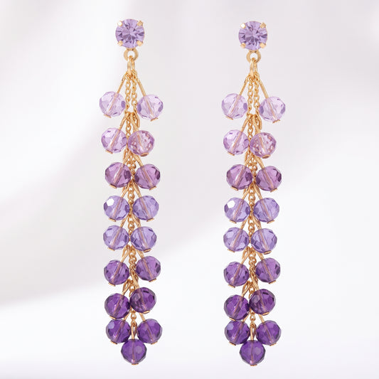 Purple Rain Earring