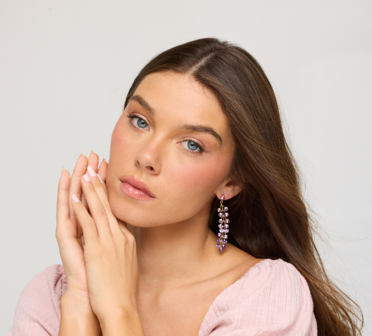 Purple Rain Earring