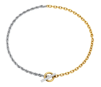 Mixed Toggle Necklace