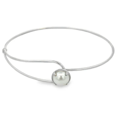 Pearl Buckle Bangle