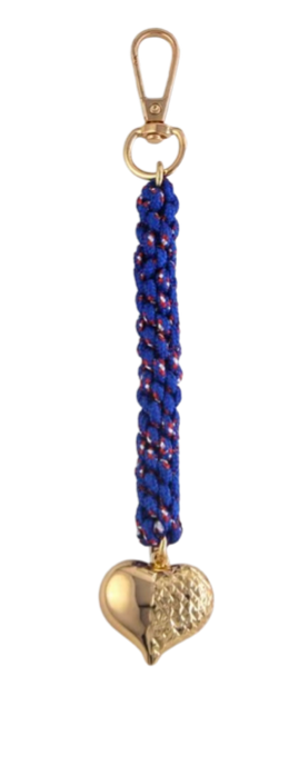 Falling Heart Bag Charm