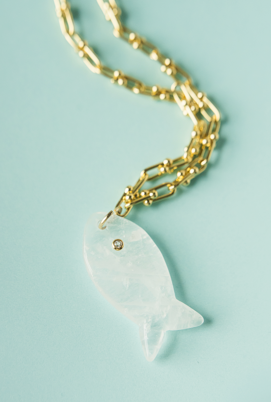 Stoney Fish Necklace