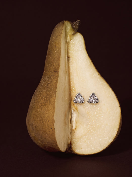 Rock Candy Studs - Silver