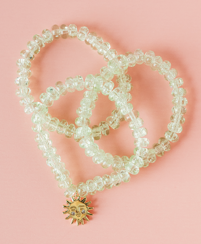 Iced Out Bracelet Set