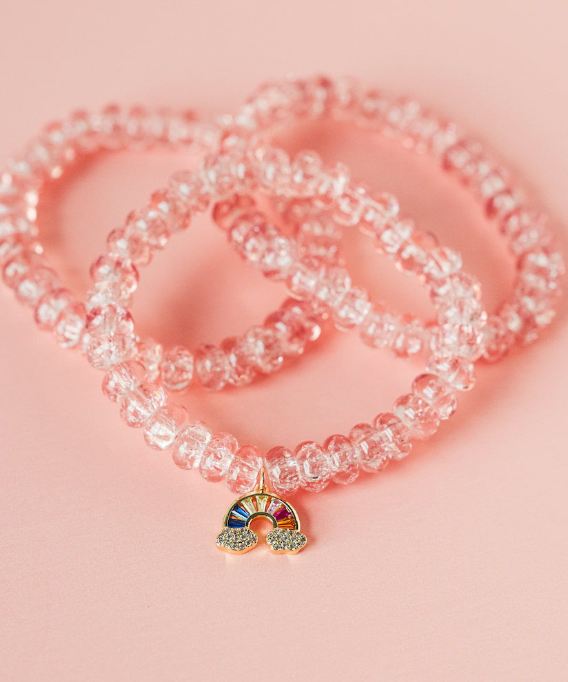 Iced Out Bracelet Set