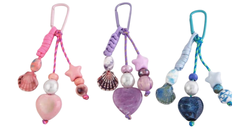 SeaShells on the SeaShore Bag Charms