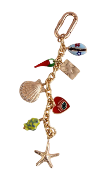 Golden Summer Bag Charm