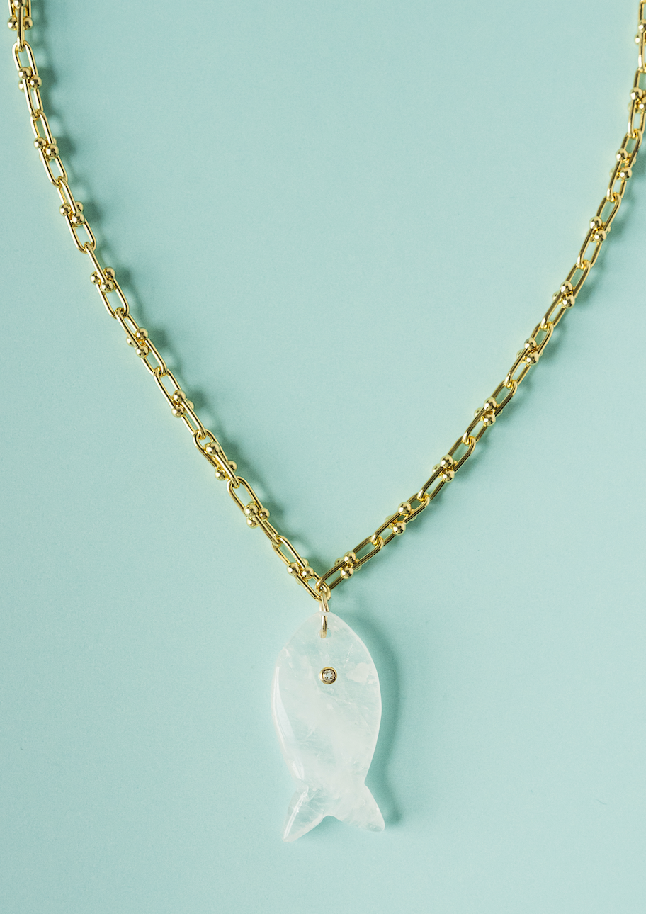 Stoney Fish Necklace