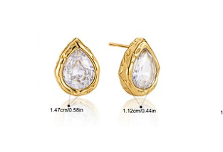Rock Candy Studs - Gold