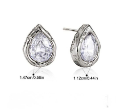 Rock Candy Studs - Silver