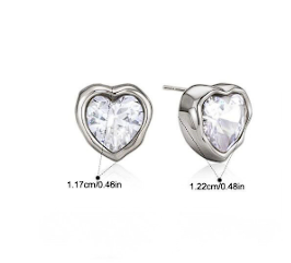 Rock Candy Studs - Silver