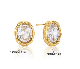Rock Candy Studs - Gold