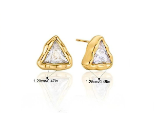 Rock Candy Studs - Gold