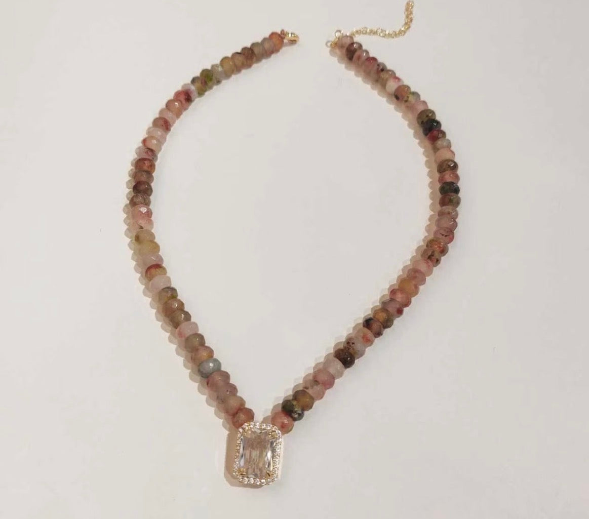 Birch and Bronze Necklace