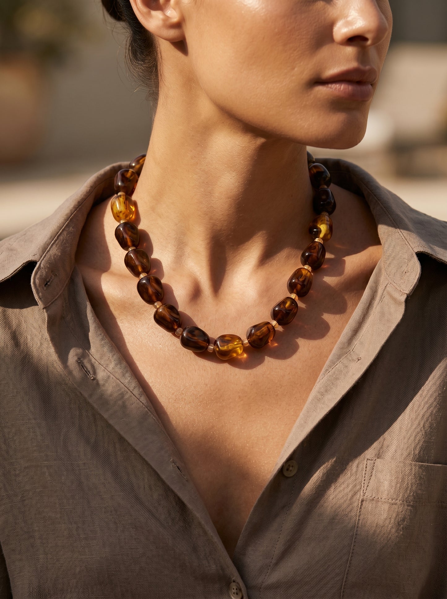 Amber Glow Necklace