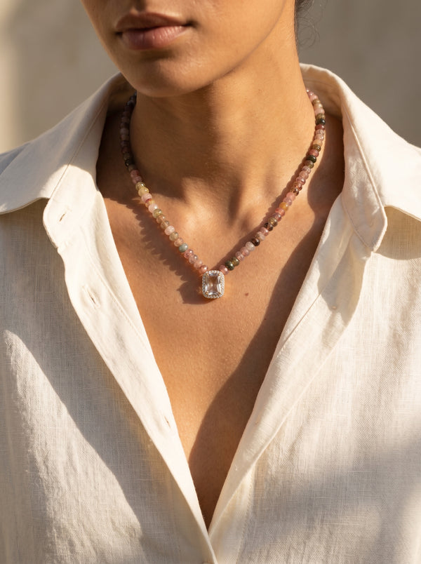 Birch and Bronze Necklace