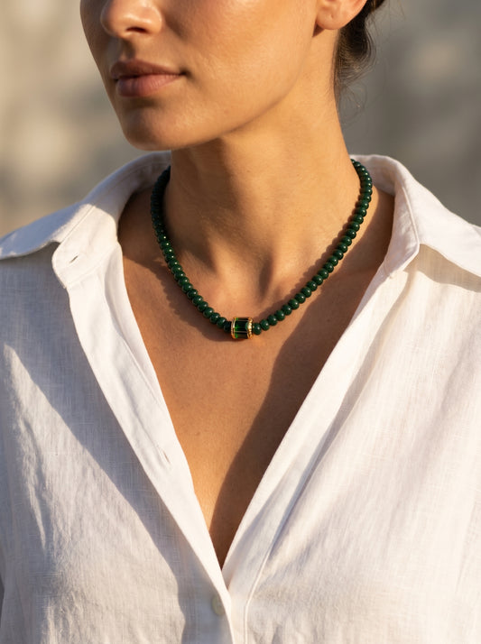 Rolling Green Necklace