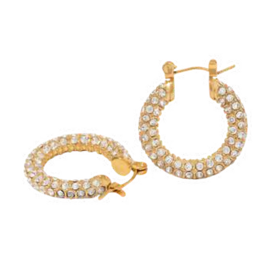 Crystal Hoops