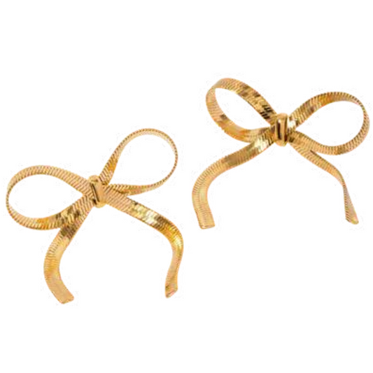 Ribbon Bow Earrings