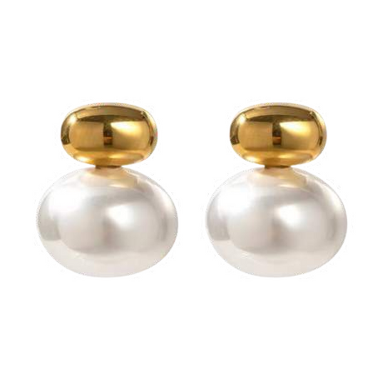 Drop Pearl Earrings