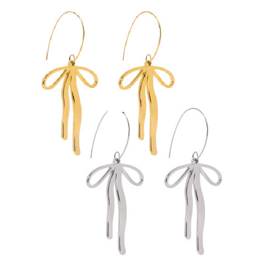 Falling Bow Earrings