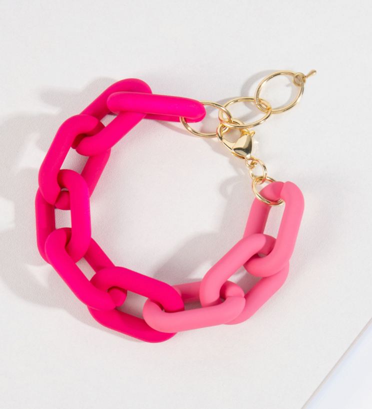 Pink Fun Resin Bracelet – MacRae & Co.