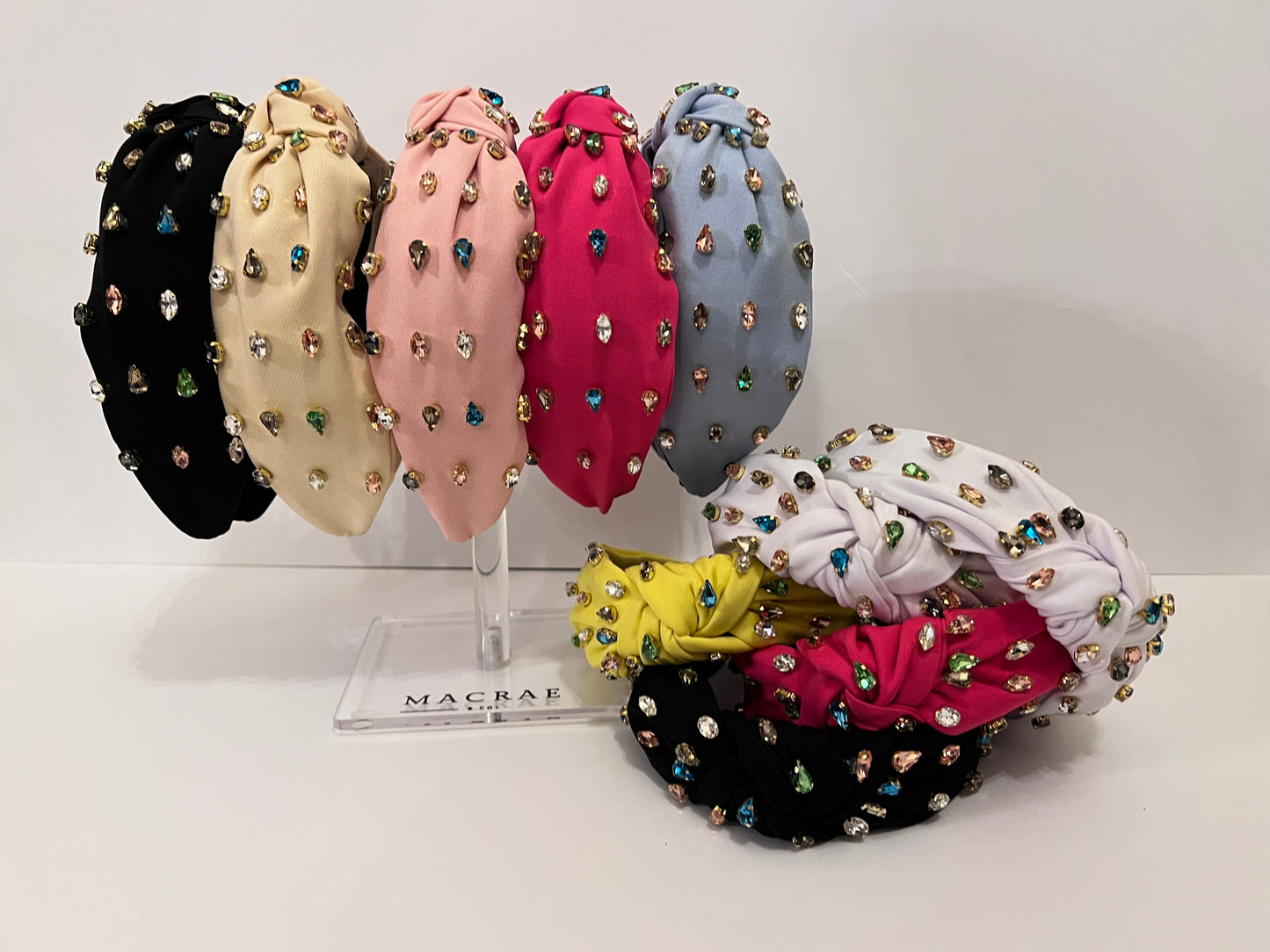 Multi-Colored Stones Headband